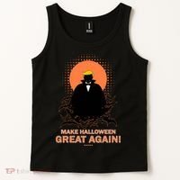 Make Halloween Great Again Trump Tank Top thumb 2