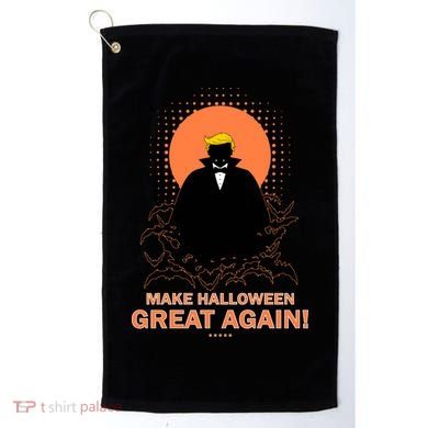 Make Halloween Great Again Trump Golf Towel
