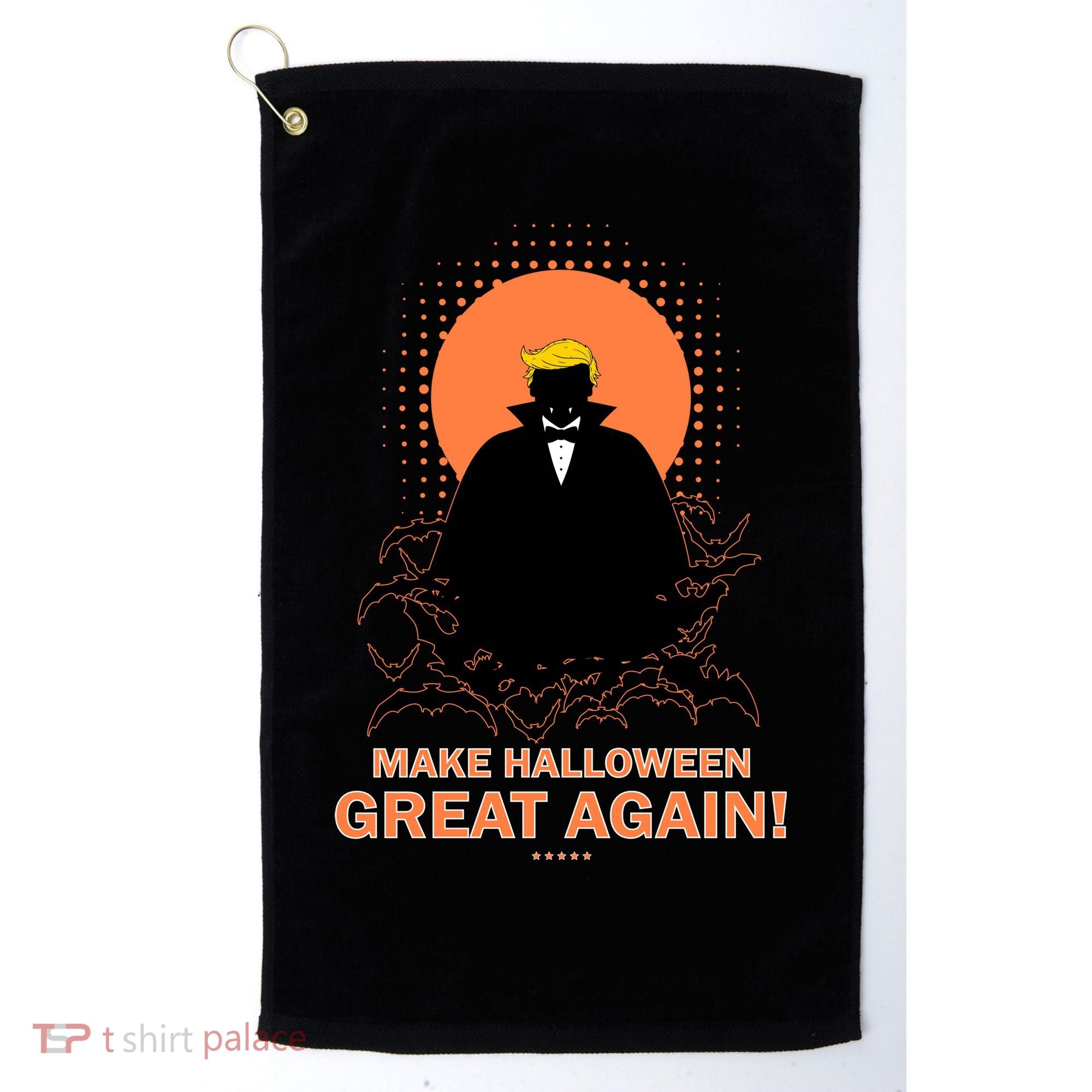 Make Halloween Great Again Trump Golf Towel