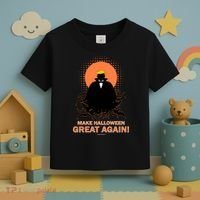 Make Halloween Great Again Trump Toddler T-Shirt thumb 3