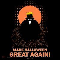 Make Halloween Great Again Trump Toddler T-Shirt thumb 4