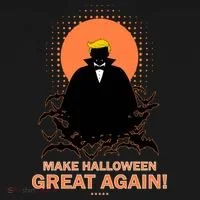Make Halloween Great Again Trump Toddler T-Shirt thumb 4