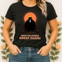 Make Halloween Great Again Trump Women's T-Shirt thumb 2