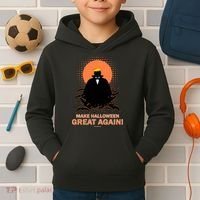 Make Halloween Great Again Trump Kids Hoodie thumb 2