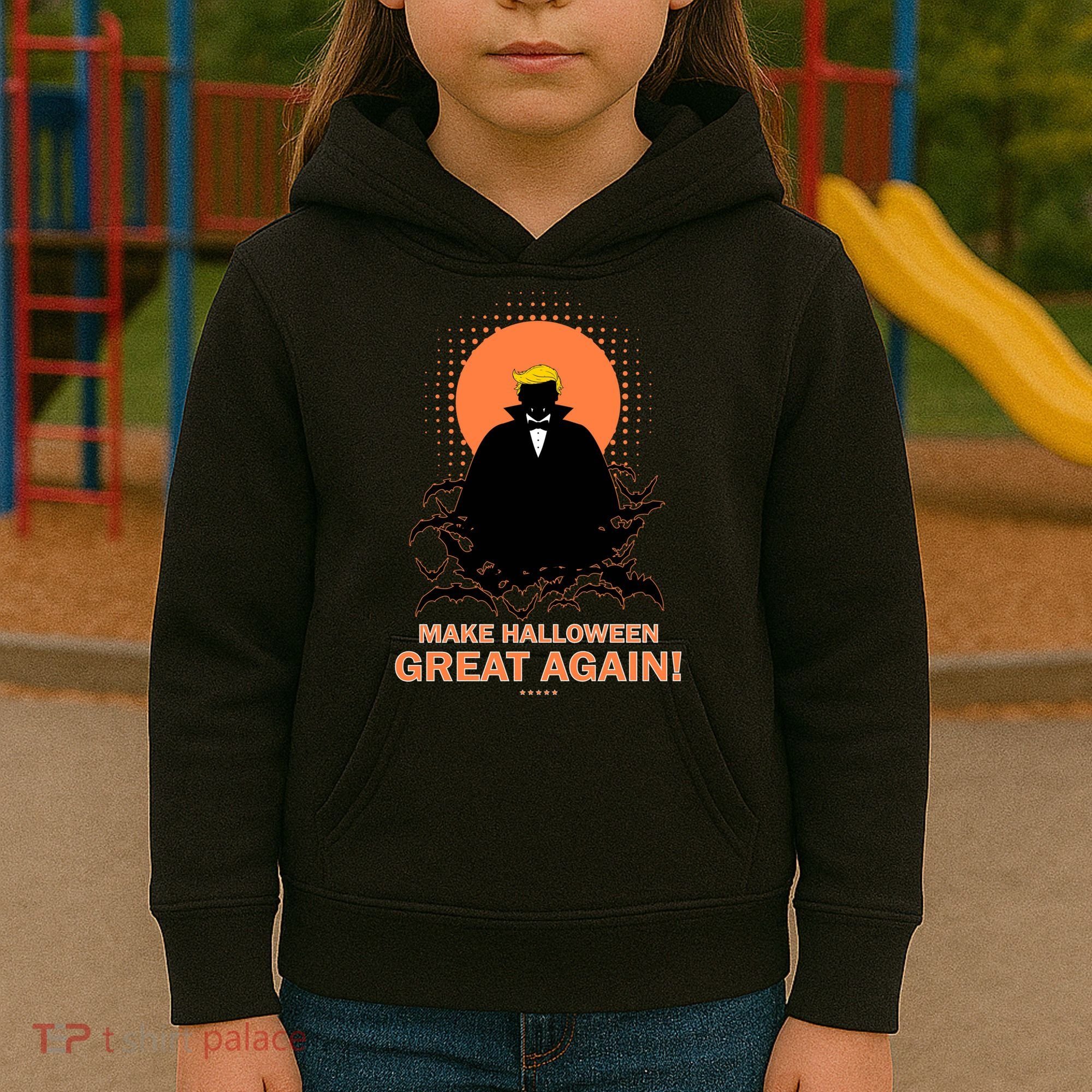Make Halloween Great Again Trump Kids Hoodie