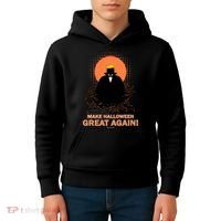 Make Halloween Great Again Trump Kids Hoodie thumb 4