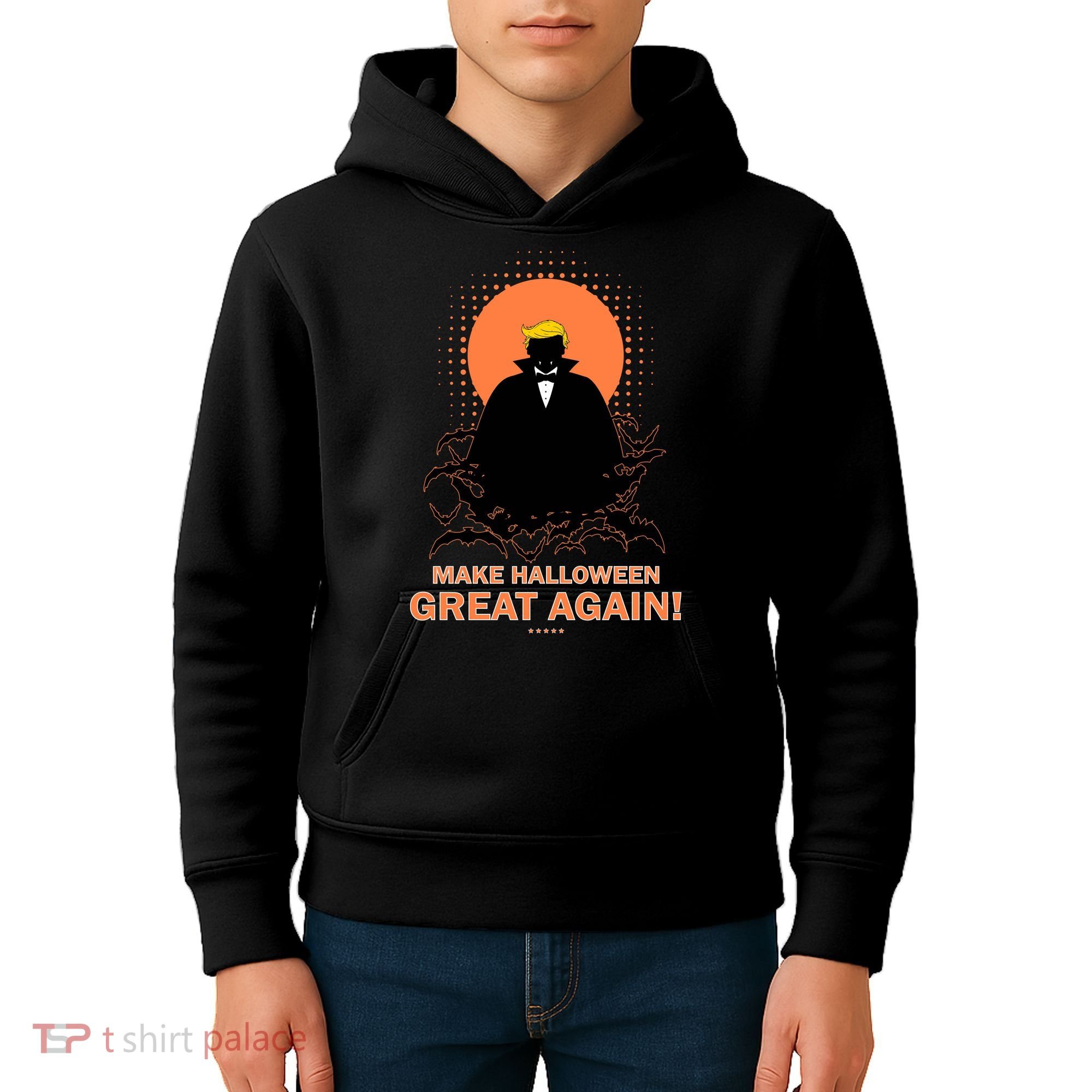 Make Halloween Great Again Trump Kids Hoodie