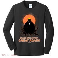 Make Halloween Great Again Trump Kids Long Sleeve Shirt thumb 0