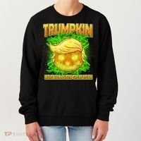 Make Halloween Great Again Trumpkin Women's Sweatshirt thumb 0