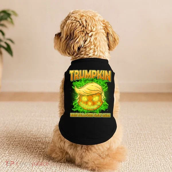 Make Halloween Great Again Trumpkin Doggie Tank
