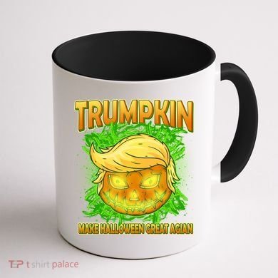 Make Halloween Great Again Trumpkin Coffee Mug back