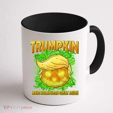 Make Halloween Great Again Trumpkin Coffee Mug back