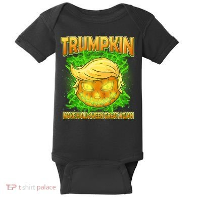 Make Halloween Great Again Trumpkin Baby Bodysuit