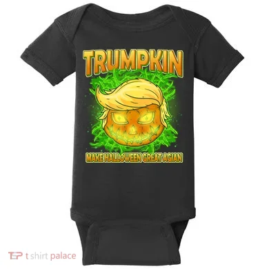 Make Halloween Great Again Trumpkin Baby Bodysuit
