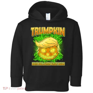 Make Halloween Great Again Trumpkin Toddler Hoodie