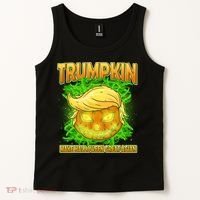Make Halloween Great Again Trumpkin Tank Top thumb 2