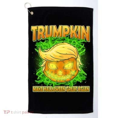 Make Halloween Great Again Trumpkin Golf Towel