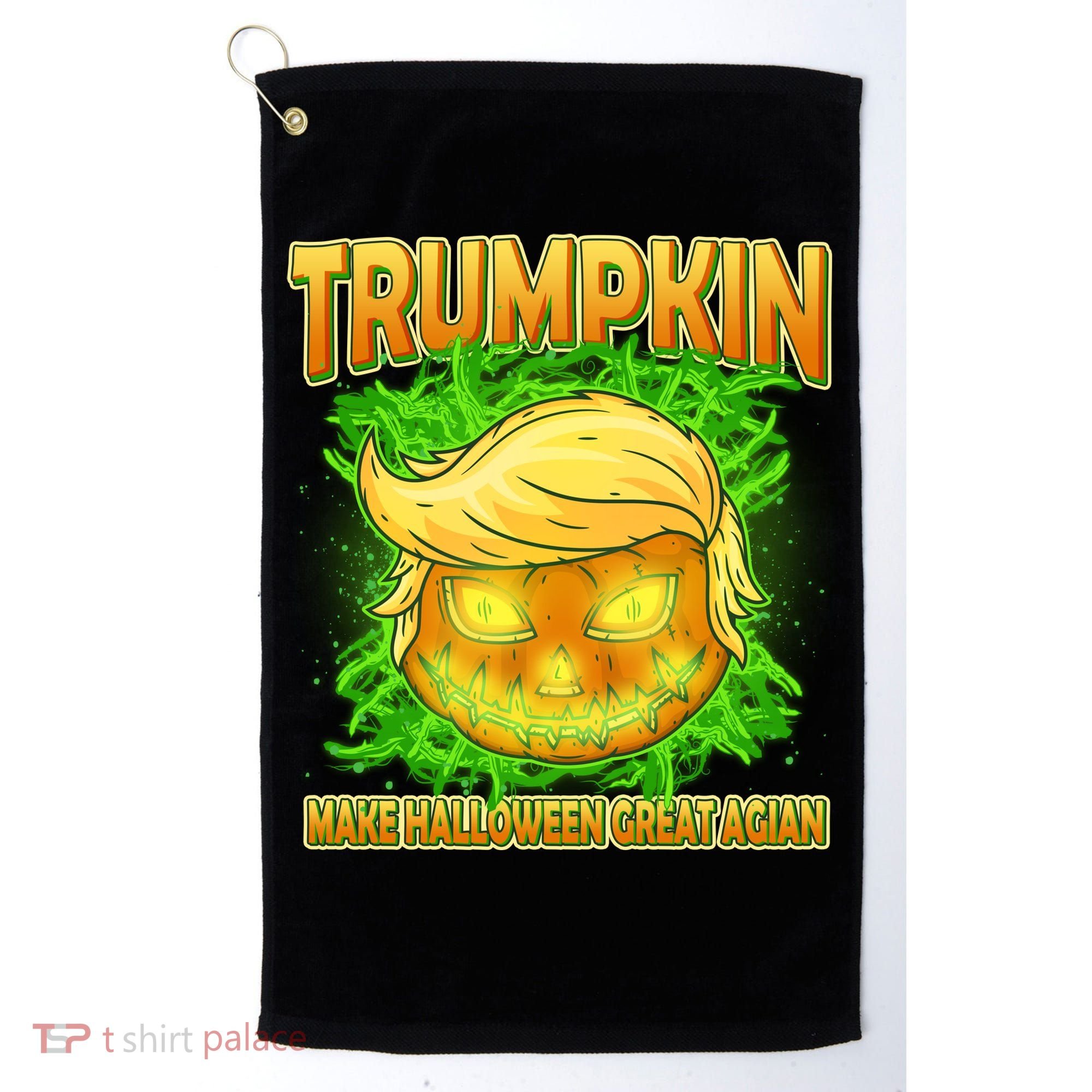 Make Halloween Great Again Trumpkin Golf Towel