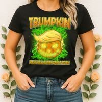 Make Halloween Great Again Trumpkin Women's T-Shirt thumb 2