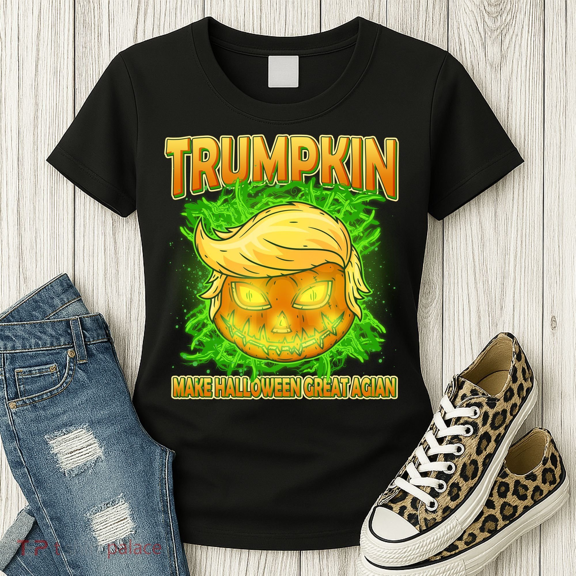 Make Halloween Great Again Trumpkin Women's T-Shirt
