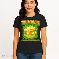Make Halloween Great Again Trumpkin Women's T-Shirt thumb 4