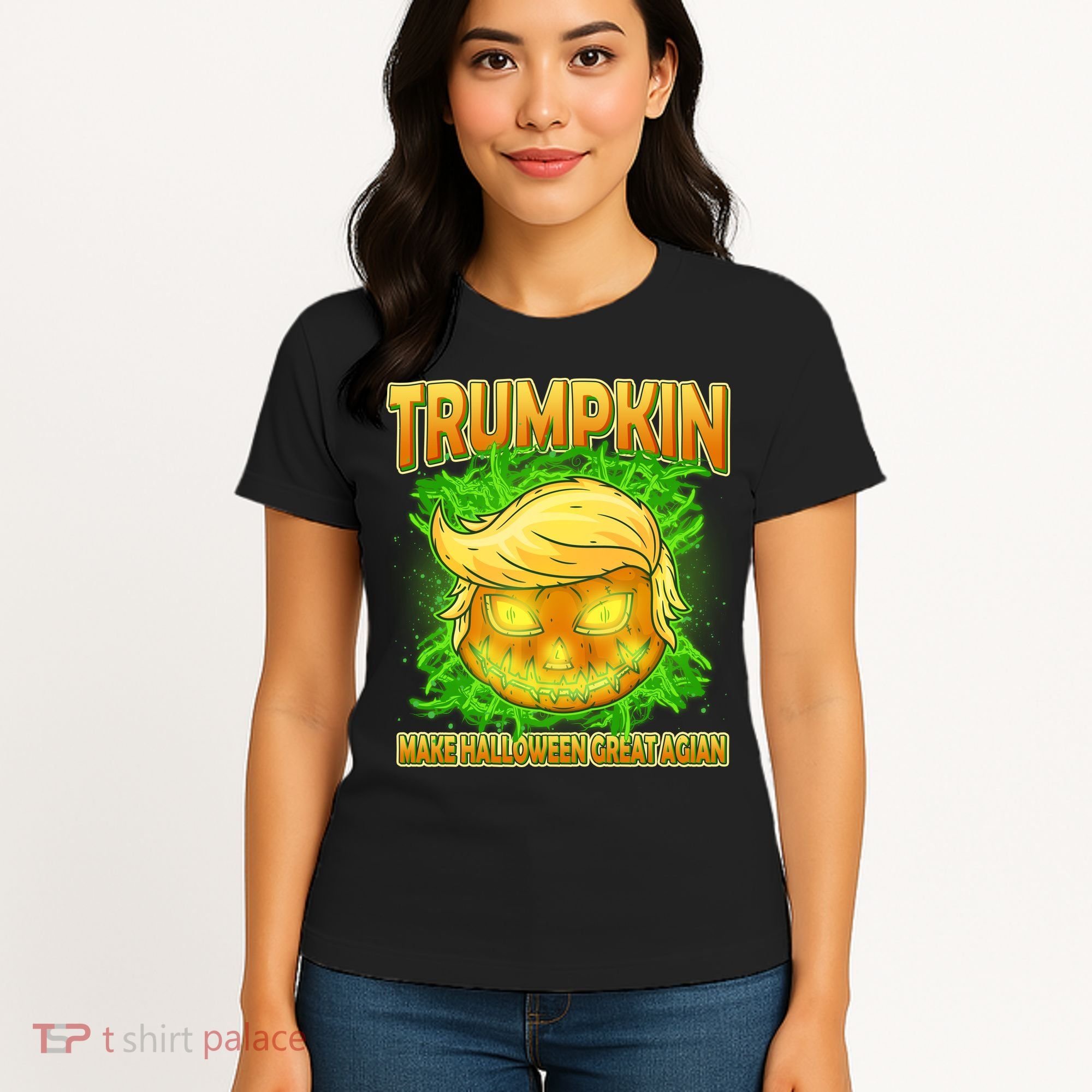 Make Halloween Great Again Trumpkin Women's T-Shirt