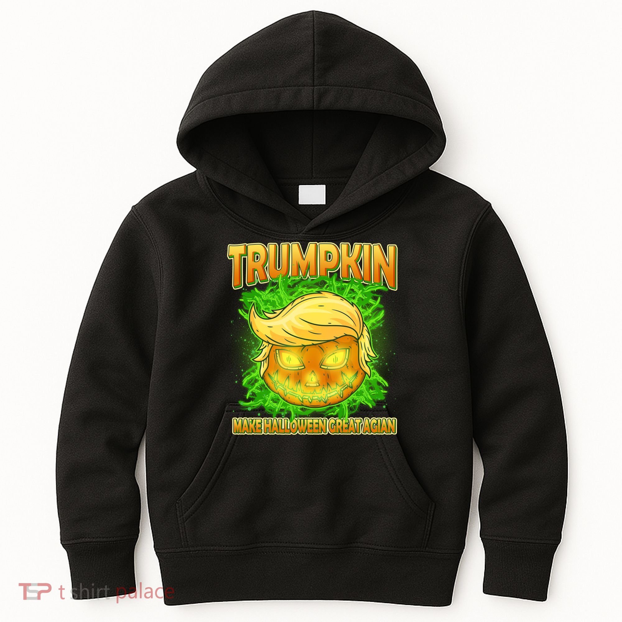 Make Halloween Great Again Trumpkin Kids Hoodie