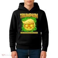 Make Halloween Great Again Trumpkin Kids Hoodie thumb 4