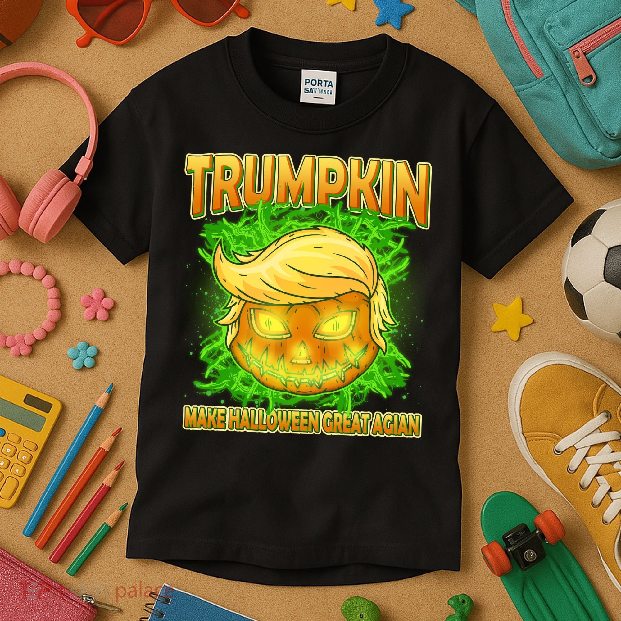 Make Halloween Great Again Trumpkin Kids T-Shirt