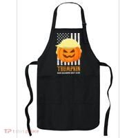 Make Halloween Great Again Trumpkin USA Flag Apron thumb 0