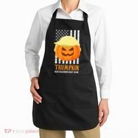 Make Halloween Great Again Trumpkin USA Flag Apron thumb 2