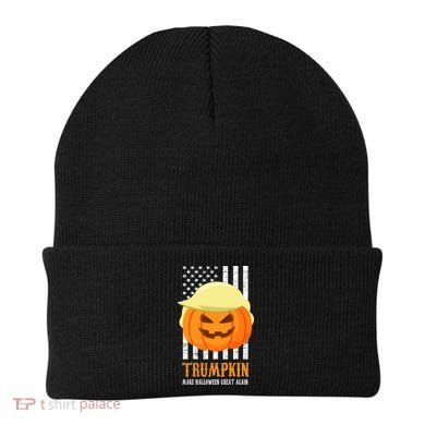 Make Halloween Great Again Trumpkin USA Flag Beanie