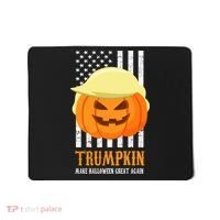 Make Halloween Great Again Trumpkin USA Flag Mousepad thumb 0