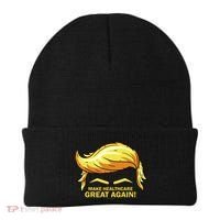 Make Health Care Great Again Trump Beanie thumb 0
