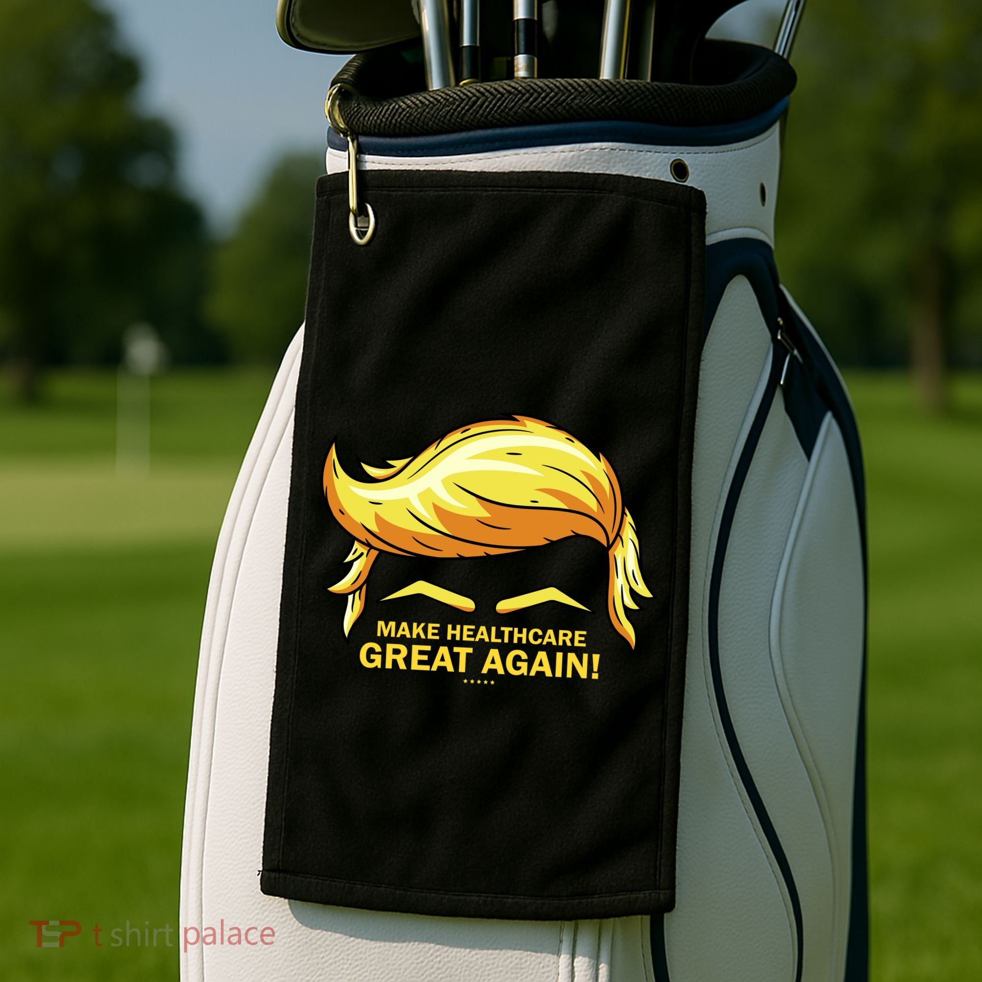 Make Health Care Great Again Trump Golf Towel