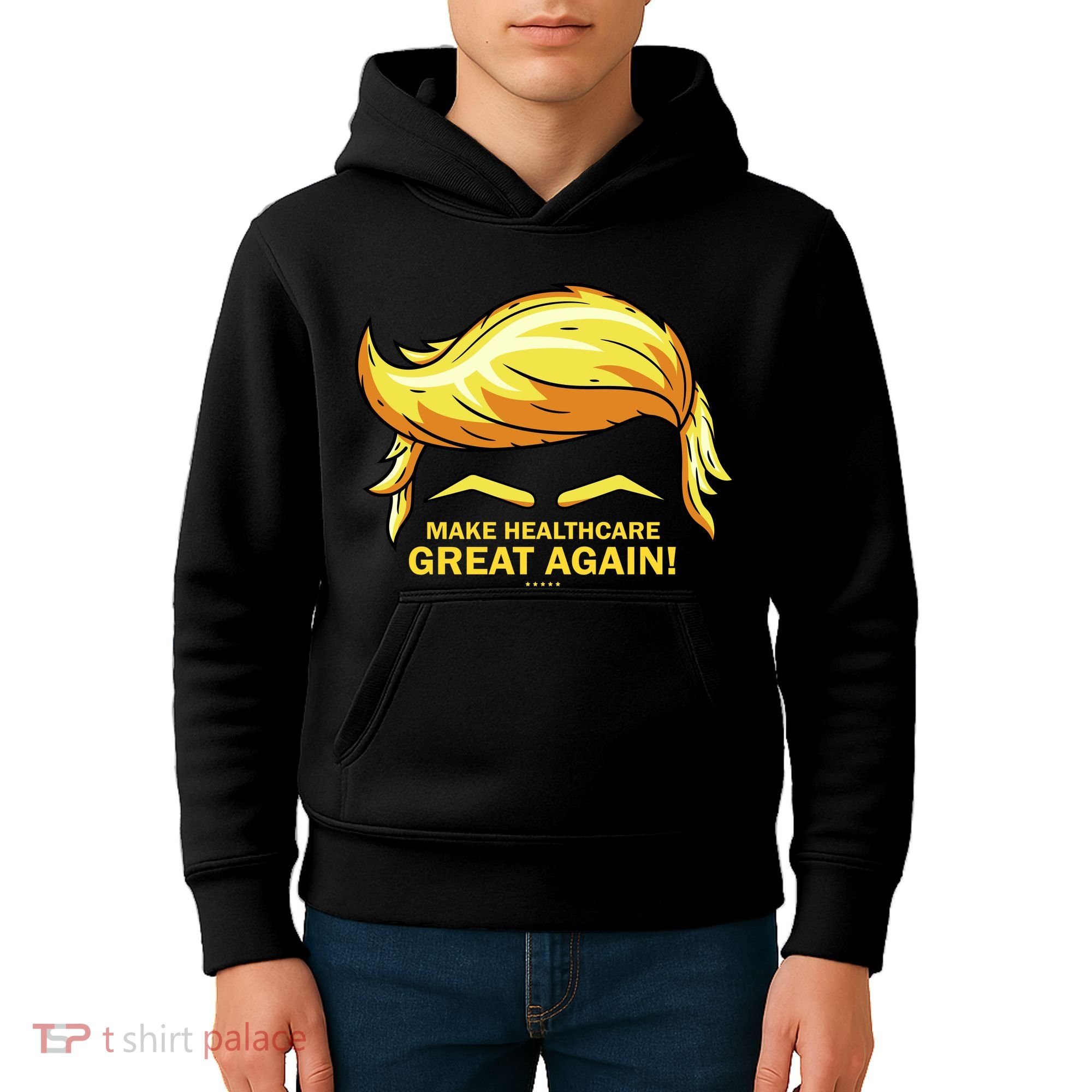 Make Health Care Great Again Trump Kids Hoodie