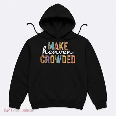 Make Heaven Crowded Leopard Print Pattern Hoodie