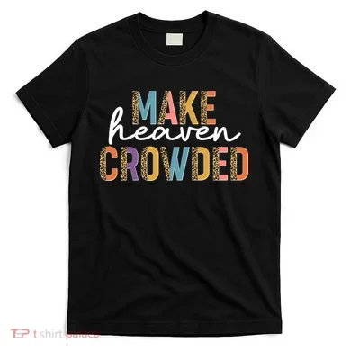 Make Heaven Crowded Leopard Print Pattern T-Shirt