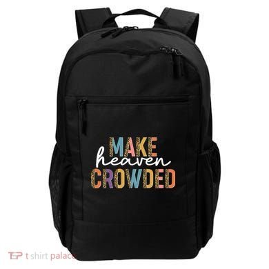 Make Heaven Crowded Leopard Print Pattern Backpack