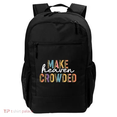 Make Heaven Crowded Leopard Print Pattern Backpack