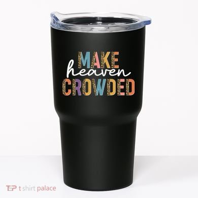 Make Heaven Crowded Leopard Print Pattern Tumbler