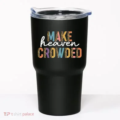 Make Heaven Crowded Leopard Print Pattern Tumbler