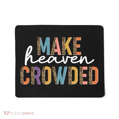 Make Heaven Crowded Leopard Print Pattern Mousepad