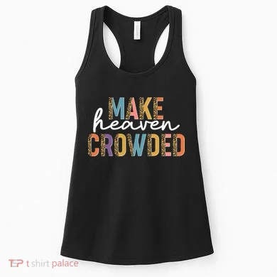 Make Heaven Crowded Leopard Print Pattern Women's Tank Top