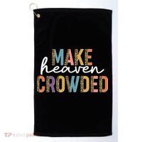 Make Heaven Crowded Leopard Print Pattern Golf Towel thumb 0