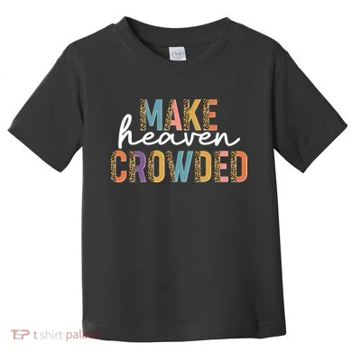 Make Heaven Crowded Leopard Print Pattern Toddler T-Shirt