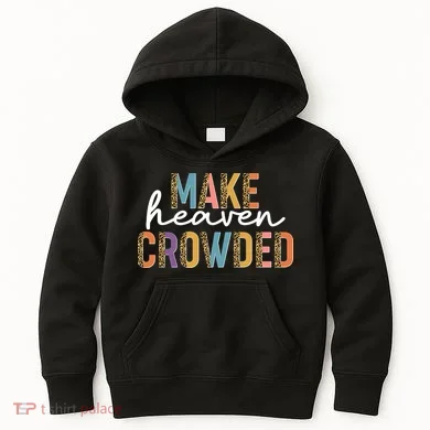 Make Heaven Crowded Leopard Print Pattern Kids Hoodie