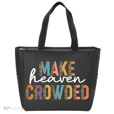 Make Heaven Crowded Leopard Print Pattern Tote Bag