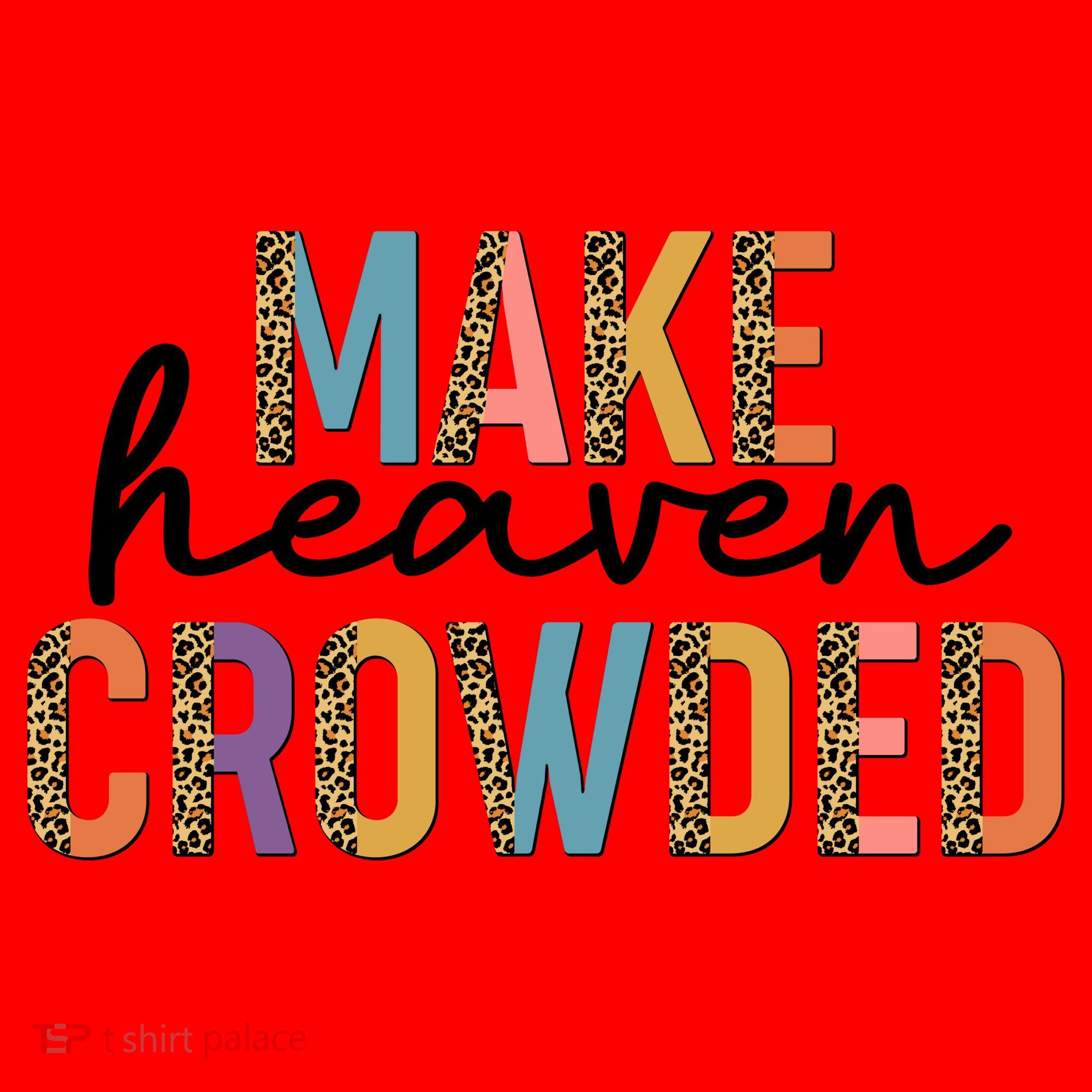 Make Heaven Crowded Leopard Print Pattern Santa Hat