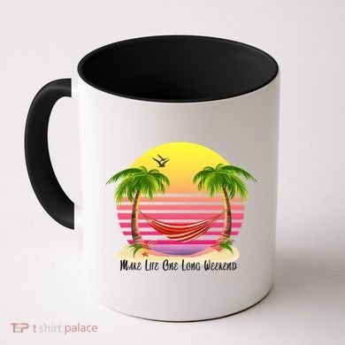 Make Life One Long Weekend Coffee Mug
